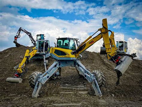 spider or walking excavator